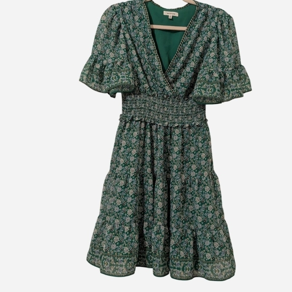 Max Studio Dresses & Skirts - Pre-owned Floral Green Dress